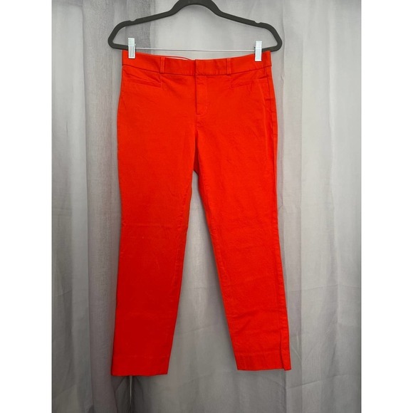 Banana Republic Pants - Banana Republic Sloan Bright Orange Pants 6